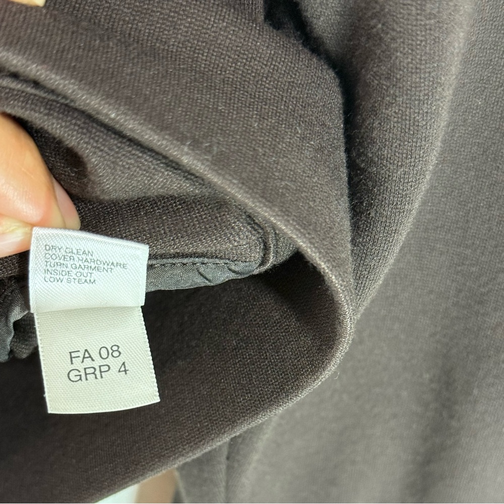 St. John Sport Women’s Brown Full Zip Hoodie Jacket Gold Logo Hardware Size M - Picture 8 of 10